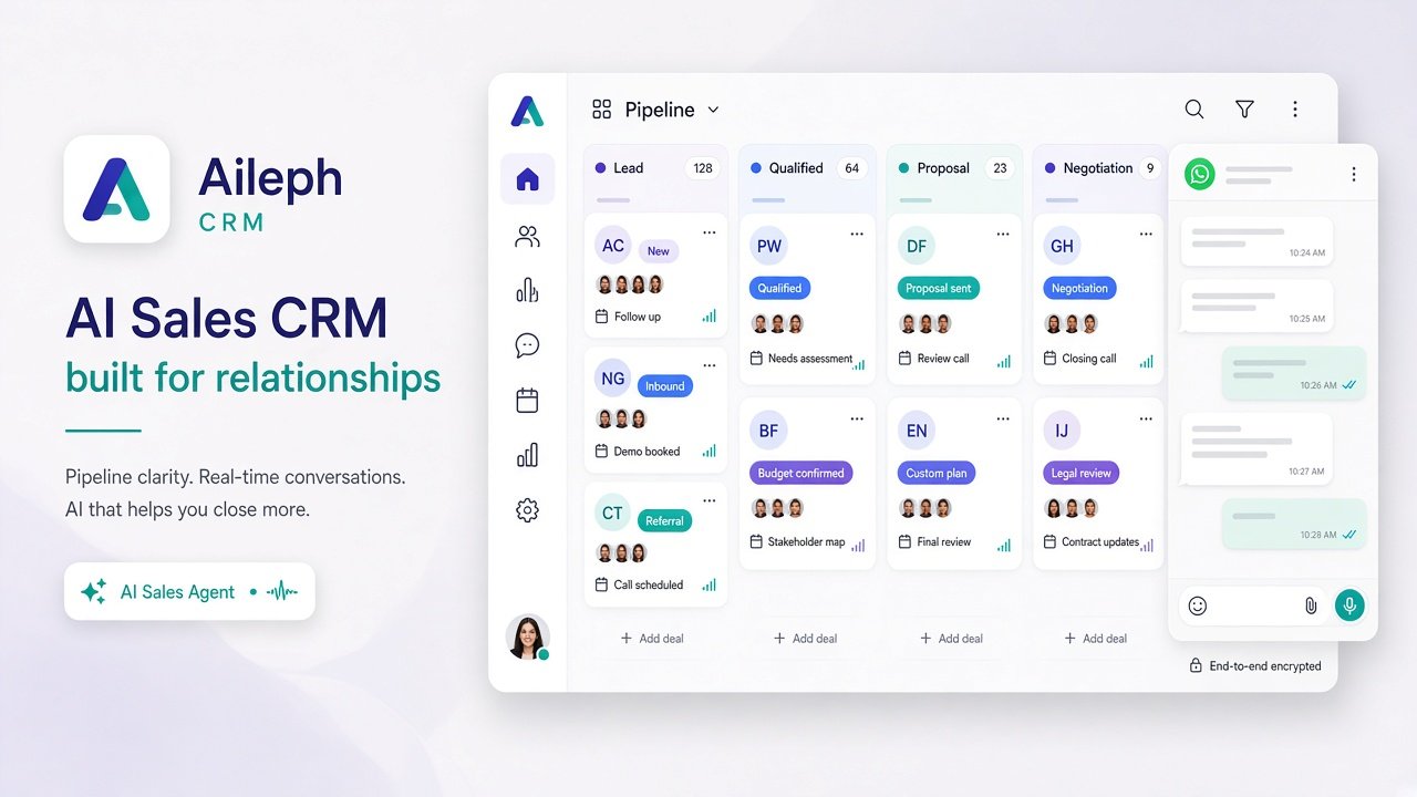 Aileph CRM dashboard
